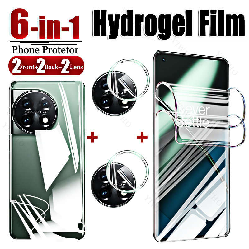 Oneplus Tablet Accessories - 6in1 الجبهة عودة هيدروجيل فيلم ل