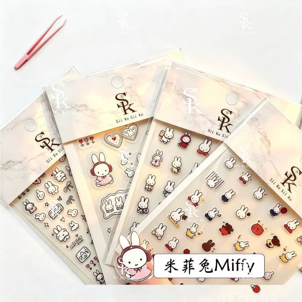 ملصقات أظافر أرنب ميفي، رسومات - مراجعة Tablet Cute Accessories وسعره