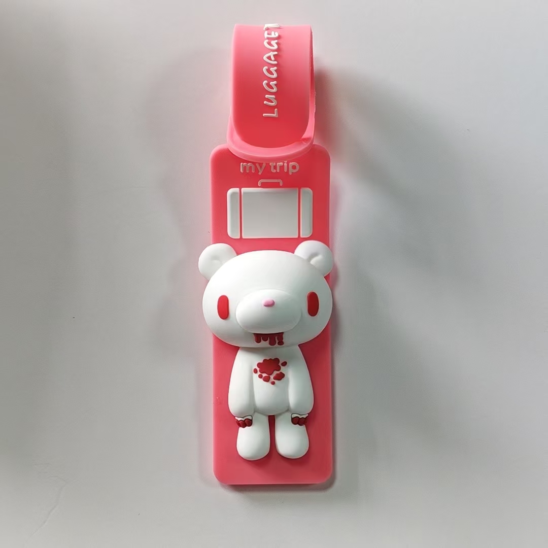 علامة أمتعة سيليكون بتصميم دب  - مراجعة Tablet Cute Accessories وسعره