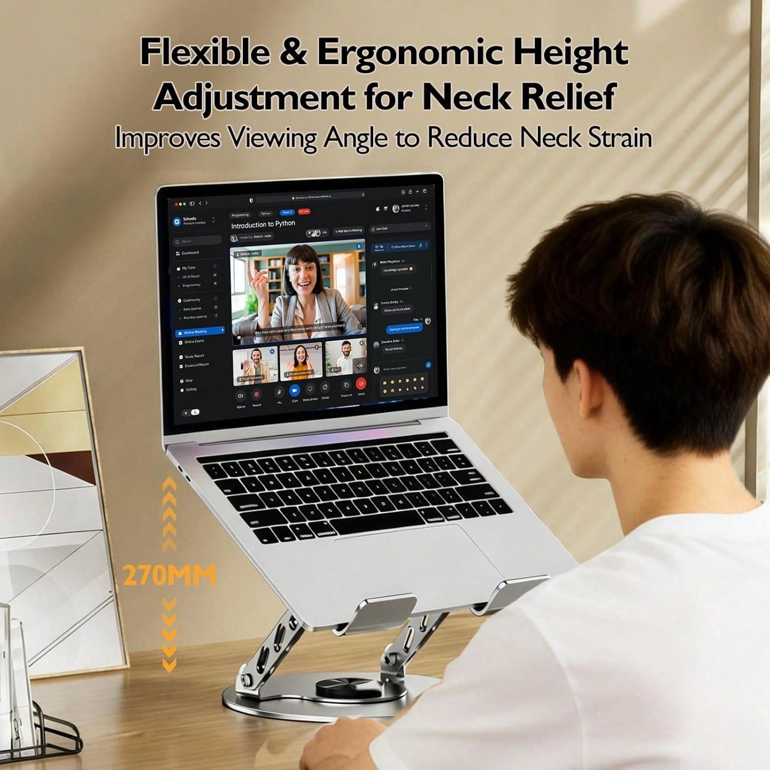 360 °   حامل كمبيوتر محمول دوا - مراجعة Tablet Lap Desk وسعره
