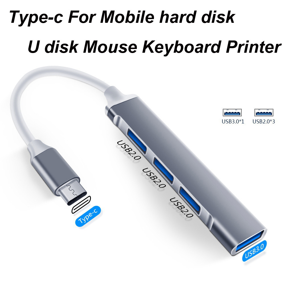 محول USB 3.0 TYPE-C 3.1 بـ 4 م - مراجعة Usb Hub Type C وسعره