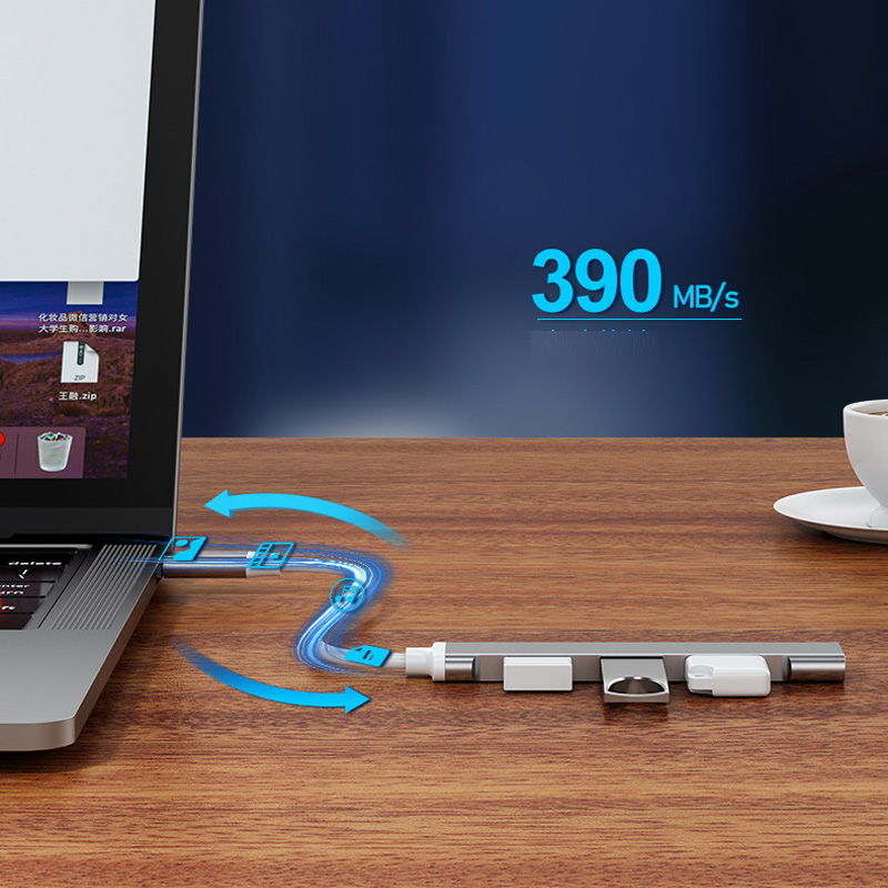 محول USB 3.0 TYPE-C 3.1 بـ 4 م - مراجعة Usb Hub Type C وسعره