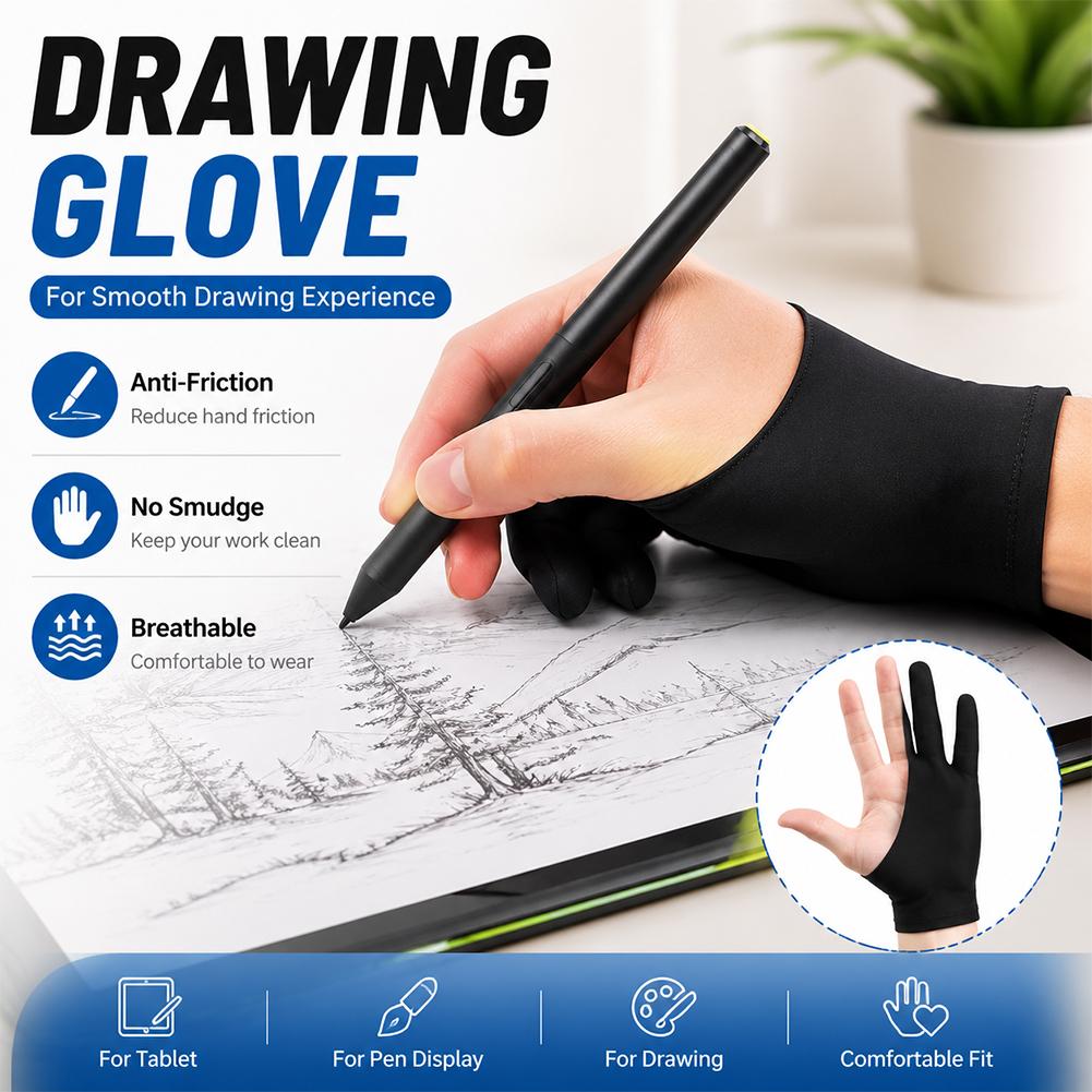 قفاز رسم مضاد للمس الشاشة، قفا - مراجعة Drawing Glove Artist وسعره